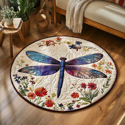 Celestial Dragonfly WN1803017CL Quilted Round Mat