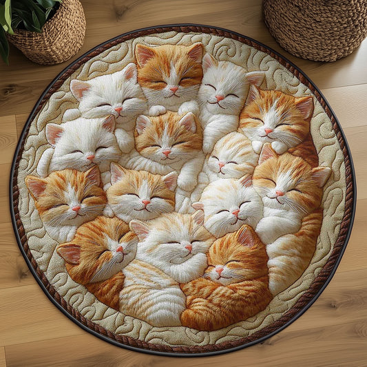 Cuddle Cat WN2203010CL Quilted Round Mat