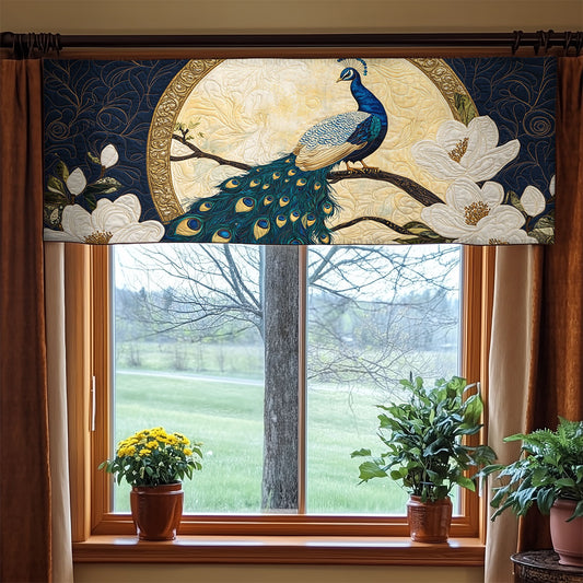 Flower Peacock WX0605022CL Quilted Valance