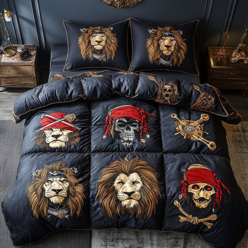 Crimson Mane Lion WN1808001CL Duvet Cover Set