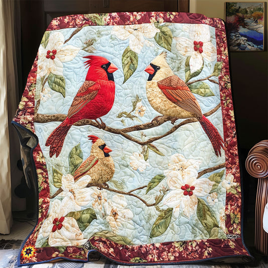 Floral Cardinal  WX2612027CL Quilt