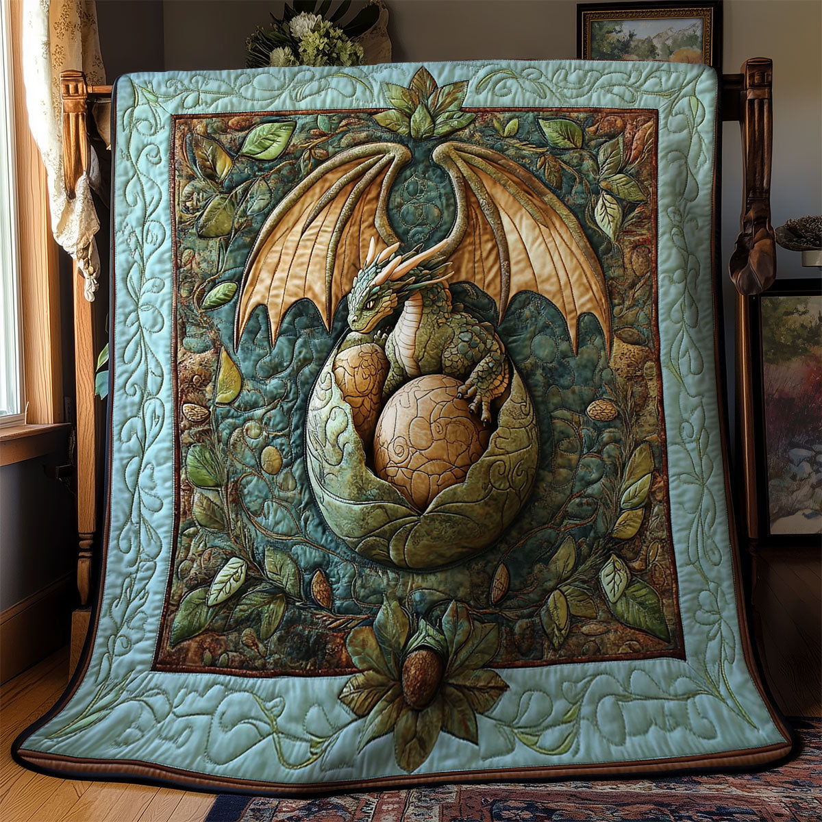 Emerald Guardian WY0703017CL Quilt