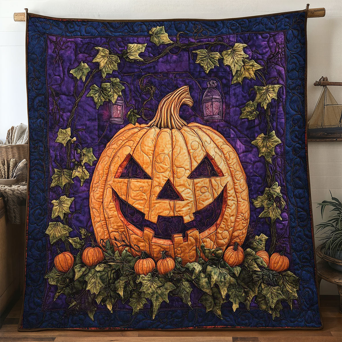 Harvest Pumpkin Glow WN0804017CL Quilt