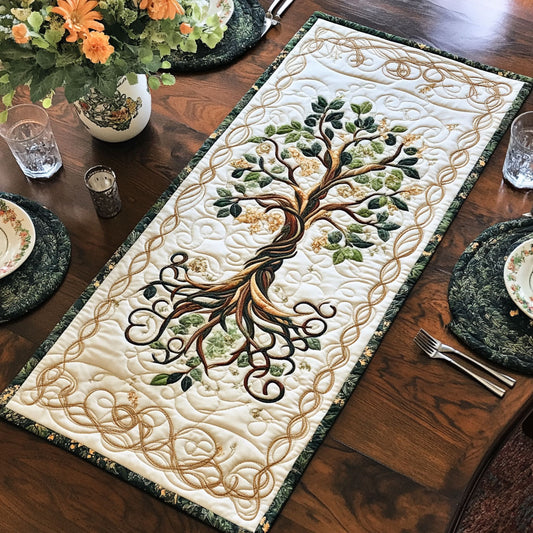Root Tree CP2605020CL Quilted Table Runner