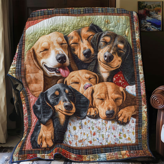 Cuddle Dachshund CP0807026CL Quilt