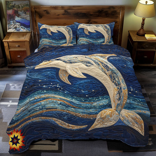 Sparkle Dolphin WY2711067CL Duvet Cover Set