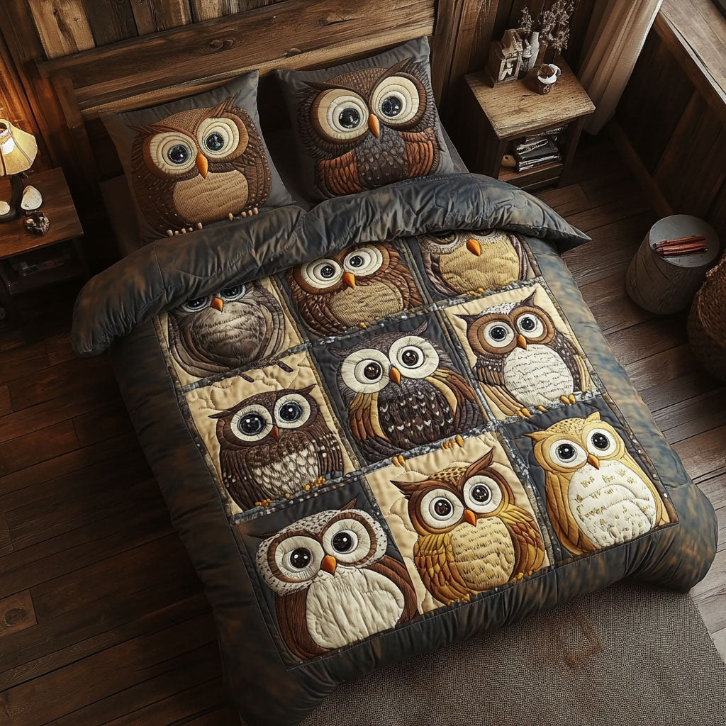 Owl Haven Slumber WJ2204014CL Duvet Cover Set