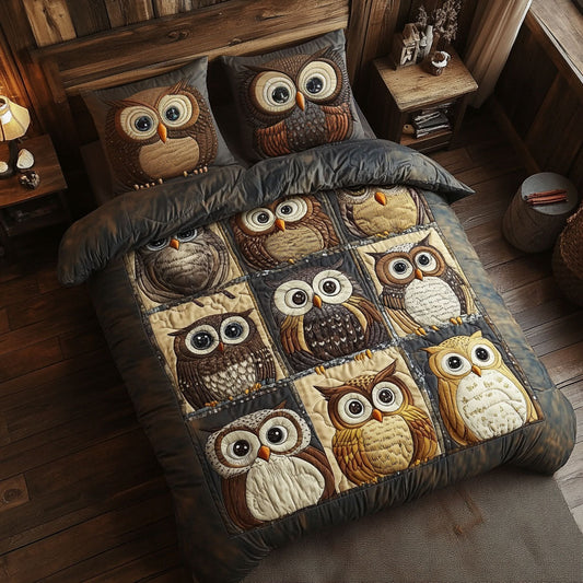 Owl Haven Slumber WJ2204014CL Duvet Cover Set