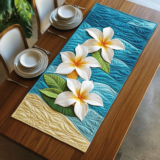 Flower Seaside CP2705025CL Quilted Table Runner