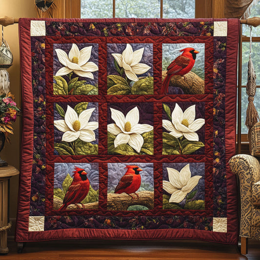Magnolia And Cardinal WY2508067CL Quilt