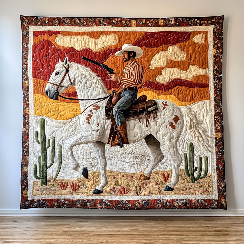 The Western Cowboy Star WY2108060CL Quilt