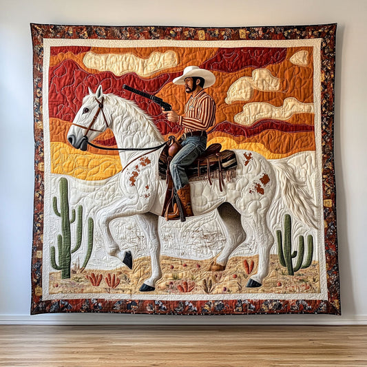 The Western Cowboy Star WY2108060CL Quilt