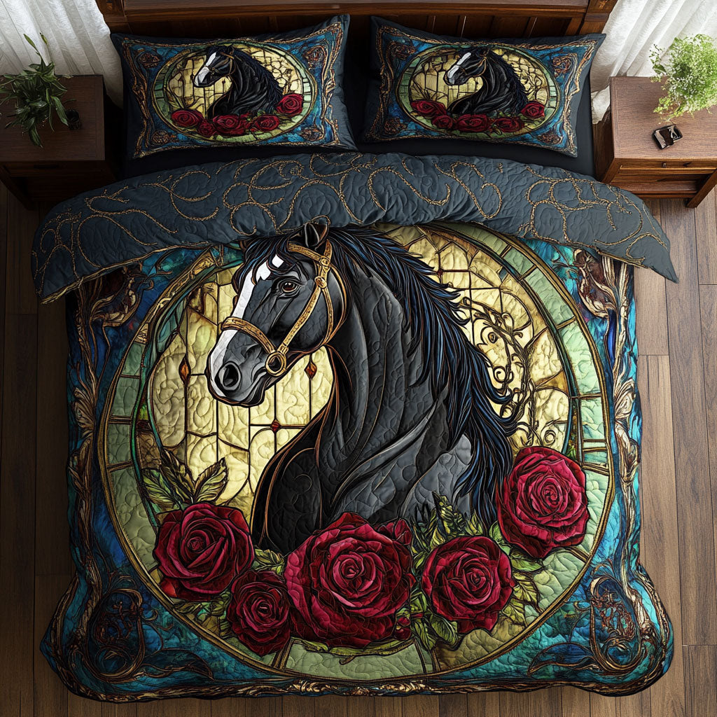 Mystic Equestrian Bloom WX0307054CL Duvet Cover Set