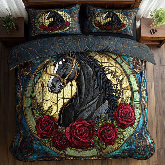 Mystic Equestrian Bloom WX0307054CL Duvet Cover Set