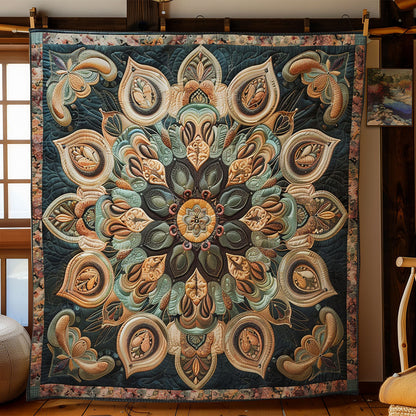 Mystic Dark Flower WY2702091CL Quilt