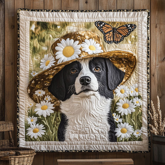 Floral Dog CW3105617CL Quilt