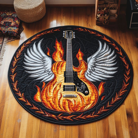 Desire For Rock WY2504009CL Quilted Round Mat