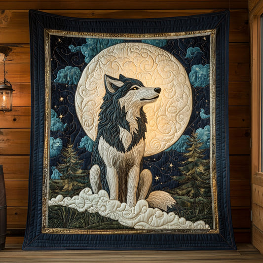 Celestial Moon Wolf CW2209062CL Quilt