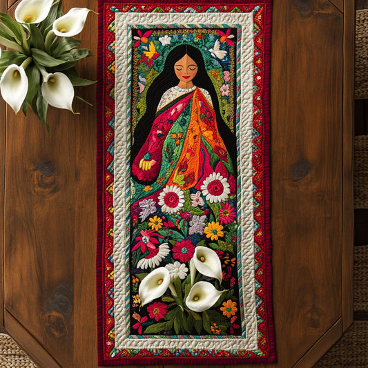 Floral Spirit Echo WN1706015CL Quilted Table Runner