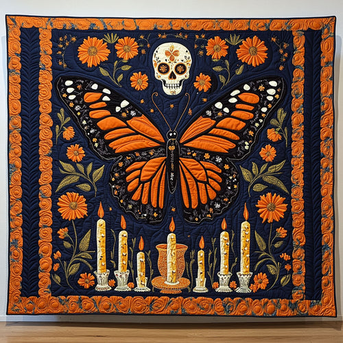 Butterfly Candle Night CW0910037CL Quilt