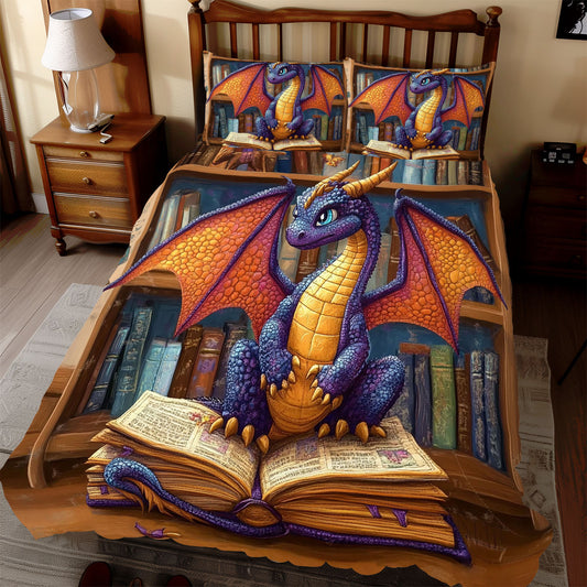 Dragon Purple WX0412063CL Duvet Cover Set