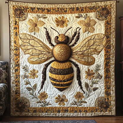 Luxury Golden Bee CQ2805021CL Quilt
