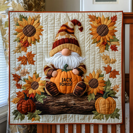A Fall Tale WJ0108003CL Personalized Baby Quilt