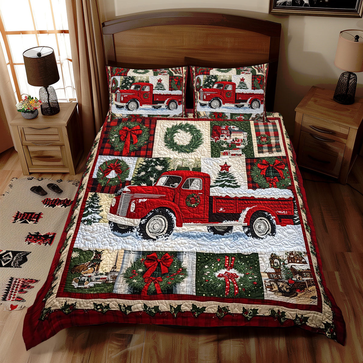 Christmas Car WJ1810026CL Duvet Cover Set