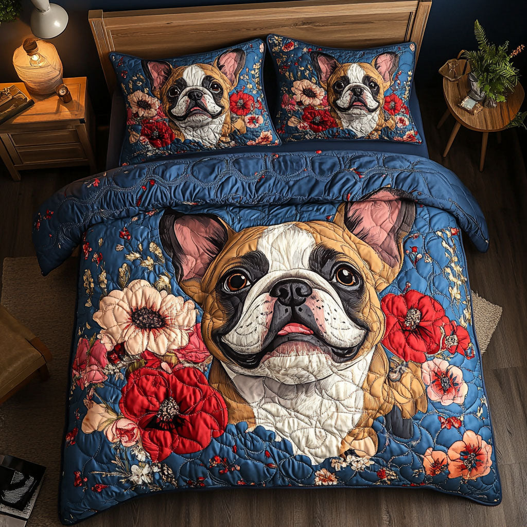 Pug In Garden WY2602010CL Duvet Cover Set