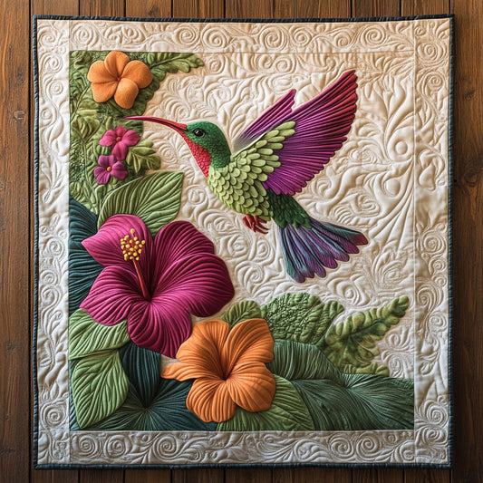 Hummingbird Garden CP1005007CL Quilt