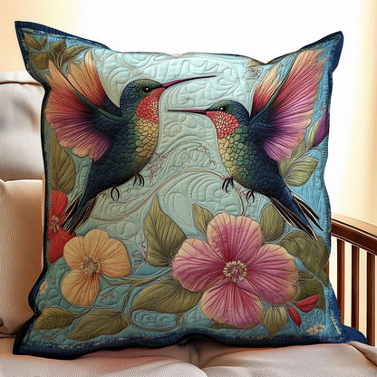 Couple Hummingbird WX2401066CL Quilt Pillow Case