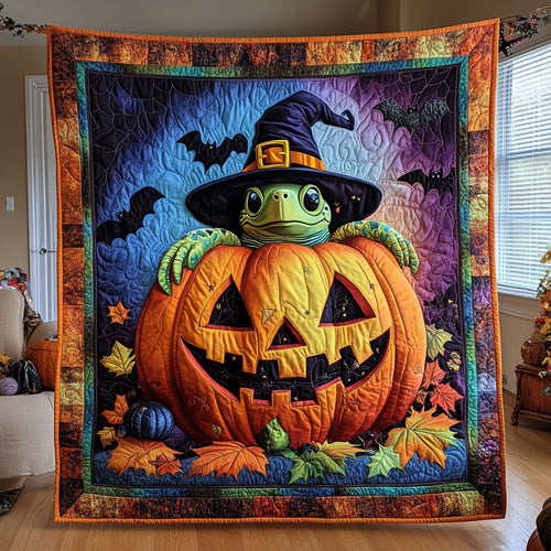 Turtle in Pumpkin CW0608048CL Quilt