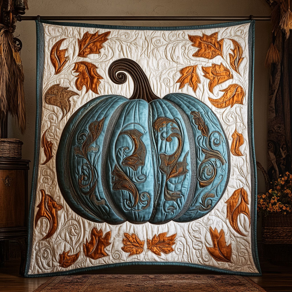 Autumn Leaf Pumpkin WY1706005CL Quilt
