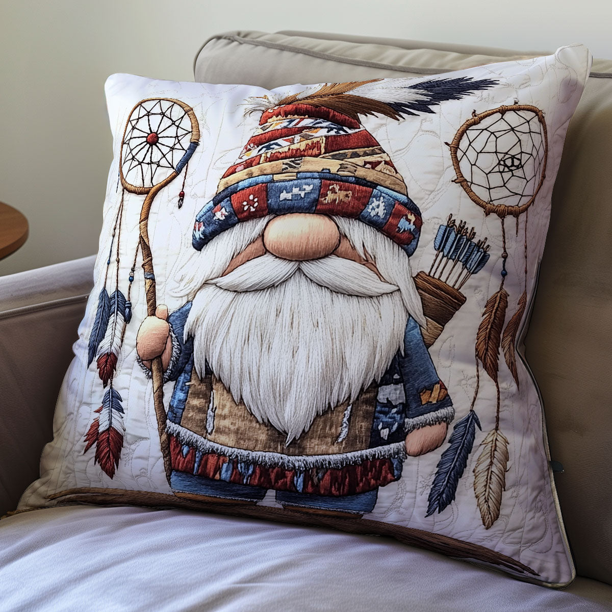 Gnome Native WX2312123CL Quilt Pillow Case