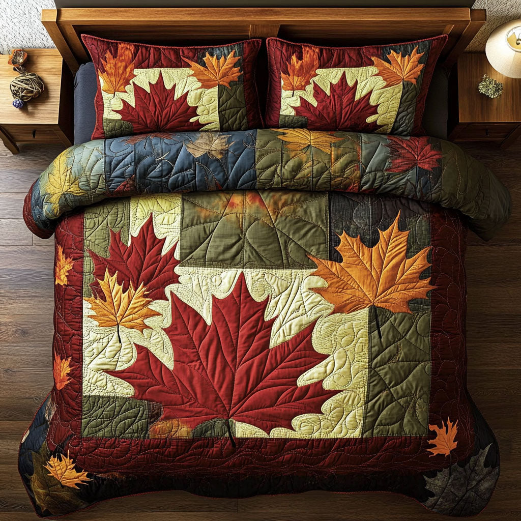 Golden Foliage WX0507017CL Duvet Cover Set