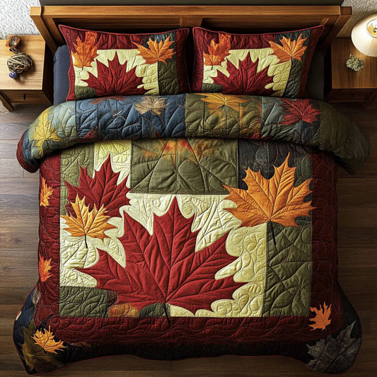 Golden Foliage WX0507017CL Duvet Cover Set