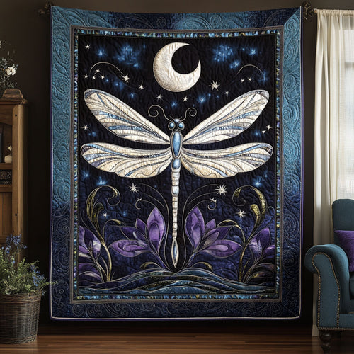 Silver Blue Dragonfly DH3009004CL Quilt