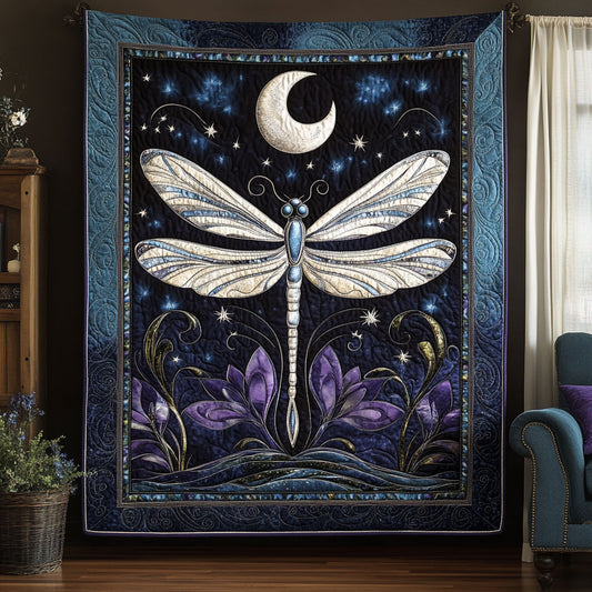 Silver Blue Dragonfly DH3009004CL Quilt