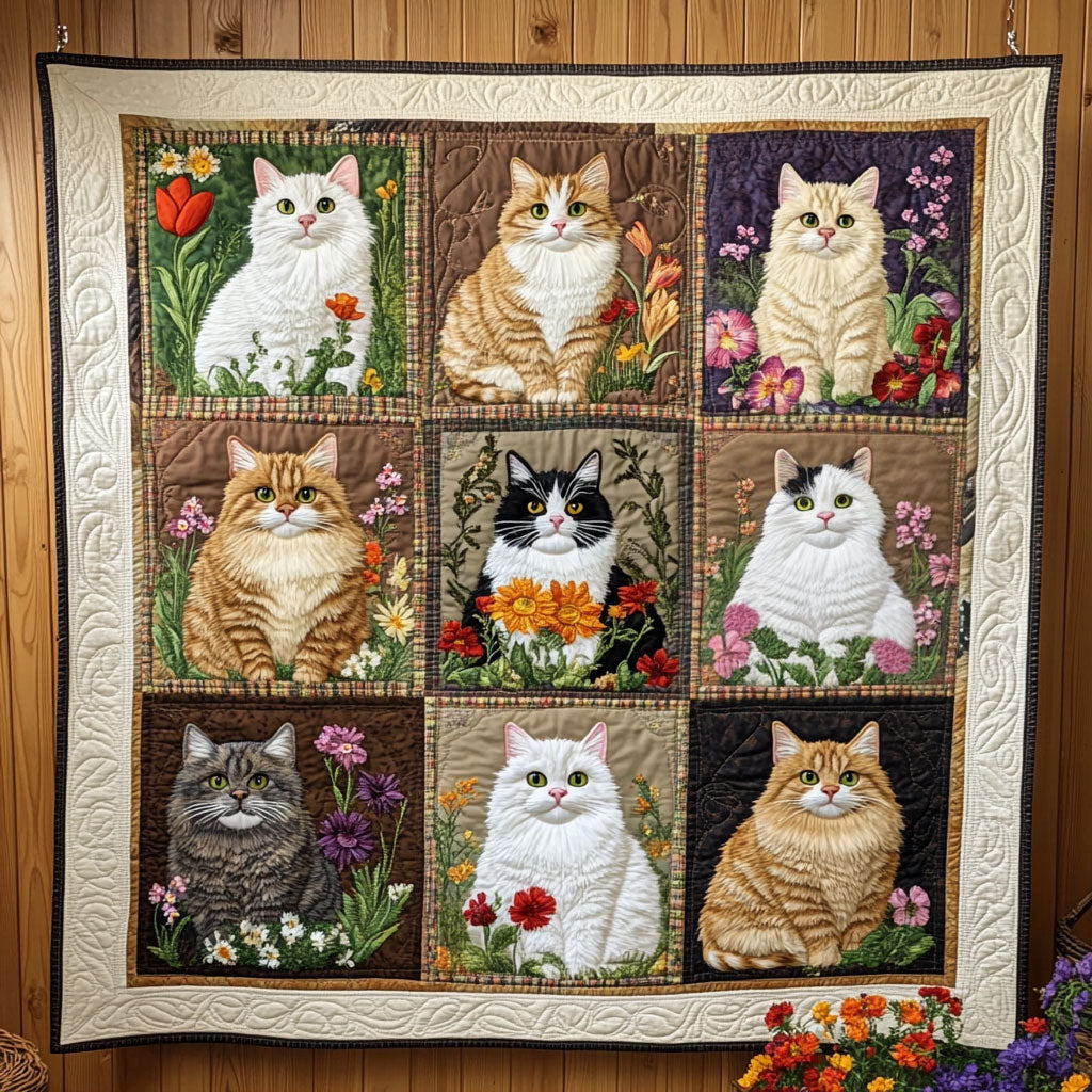 Blooming Tails CP0811010CL Quilt