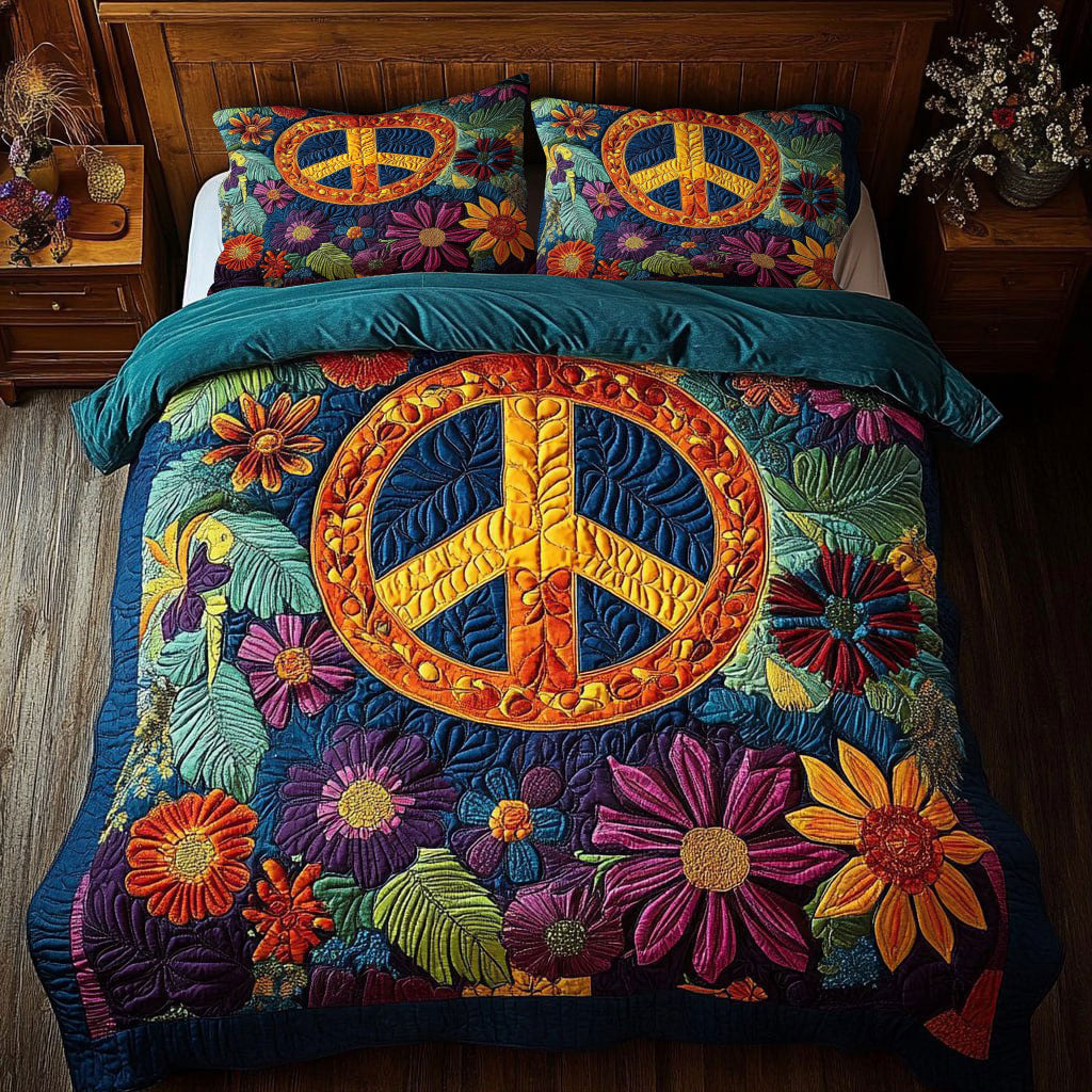 Peace In Full Bloom WY1404044CL Duvet Cover Set