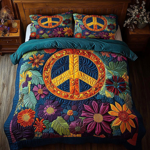 Peace In Full Bloom WY1404044CL Duvet Cover Set