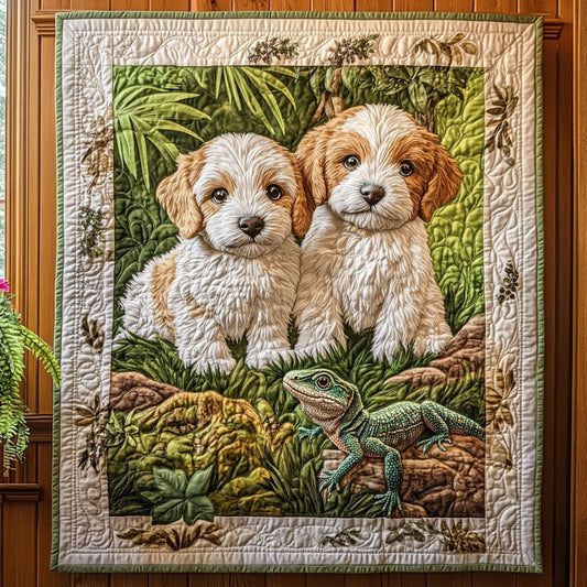 Puppy Quest CP0807008CL Quilt