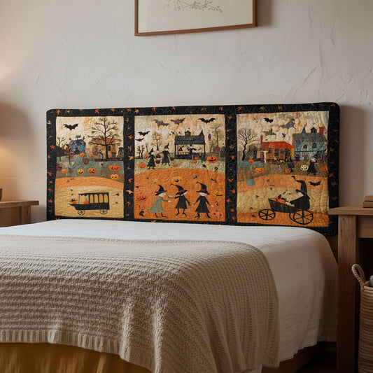 Haunted Witch WN1312059CL Quilted Headboard Slipcover