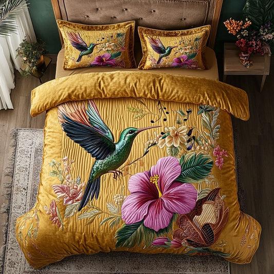 Floral Dance Hummingbird WN2008016CL Duvet Cover Set