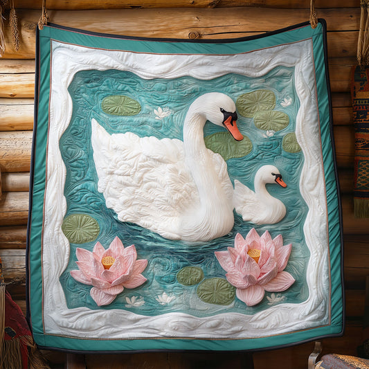 Swan Family CM1004015CL Quilt