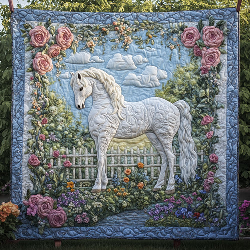 Secret Garden Steed Horse LT0910053CL Quilt