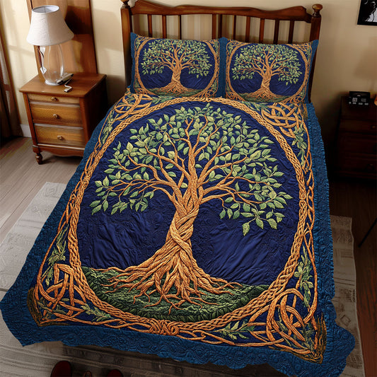 Golden Tree Of Life WX2012093CL Duvet Cover Set