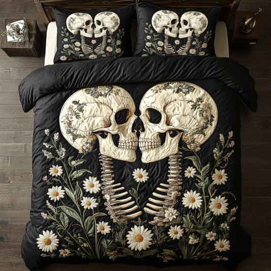 Couple Skull WY2104027CL Duvet Cover Set