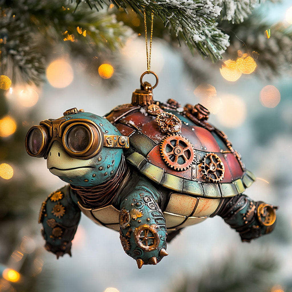 Turtle Gear Pilot WN0412078CL Christmas Ornament