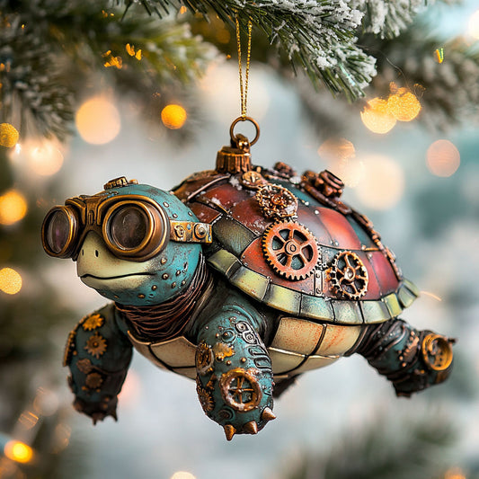 Turtle Gear Pilot WN0412078CL Christmas Ornament